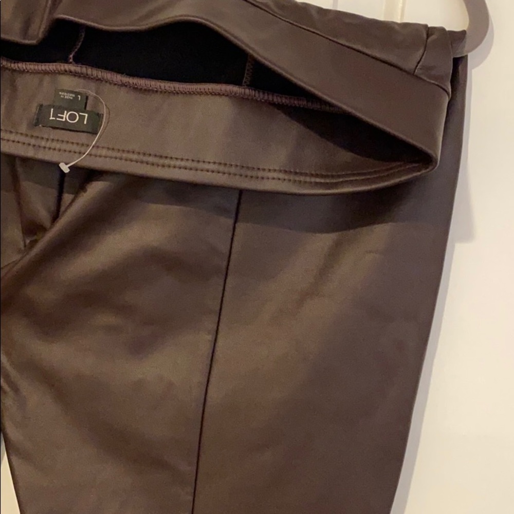 Faux leather leggings